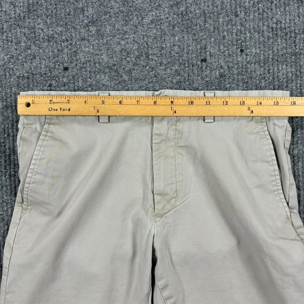 Banana Republic Fulton Skinny Chino Pants Mens Size 32x30 Gray Stretch Casual